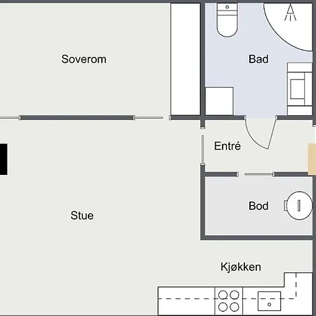 Sentral Leilighet, Med Parkering Apartment